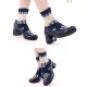 Iris Corolla Releve Cross Strap Mary Jane Shoes(Reservation/6 Colours/Full Payment Without Shipping)